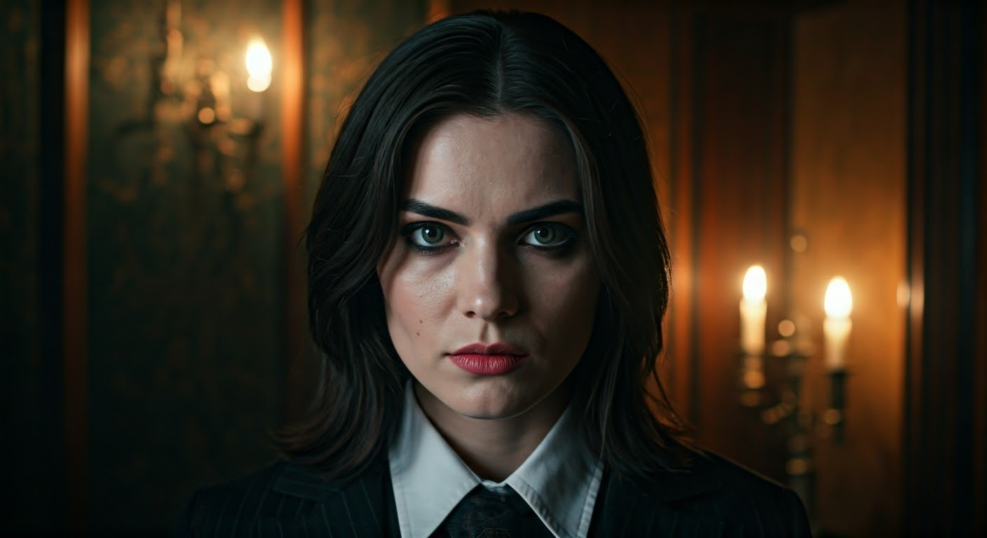 Mysterious portrayal of Bela Kiss.